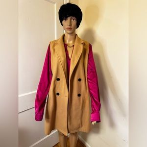 NWOT - SHEIN -  Sleeveless Coat - US Size XL